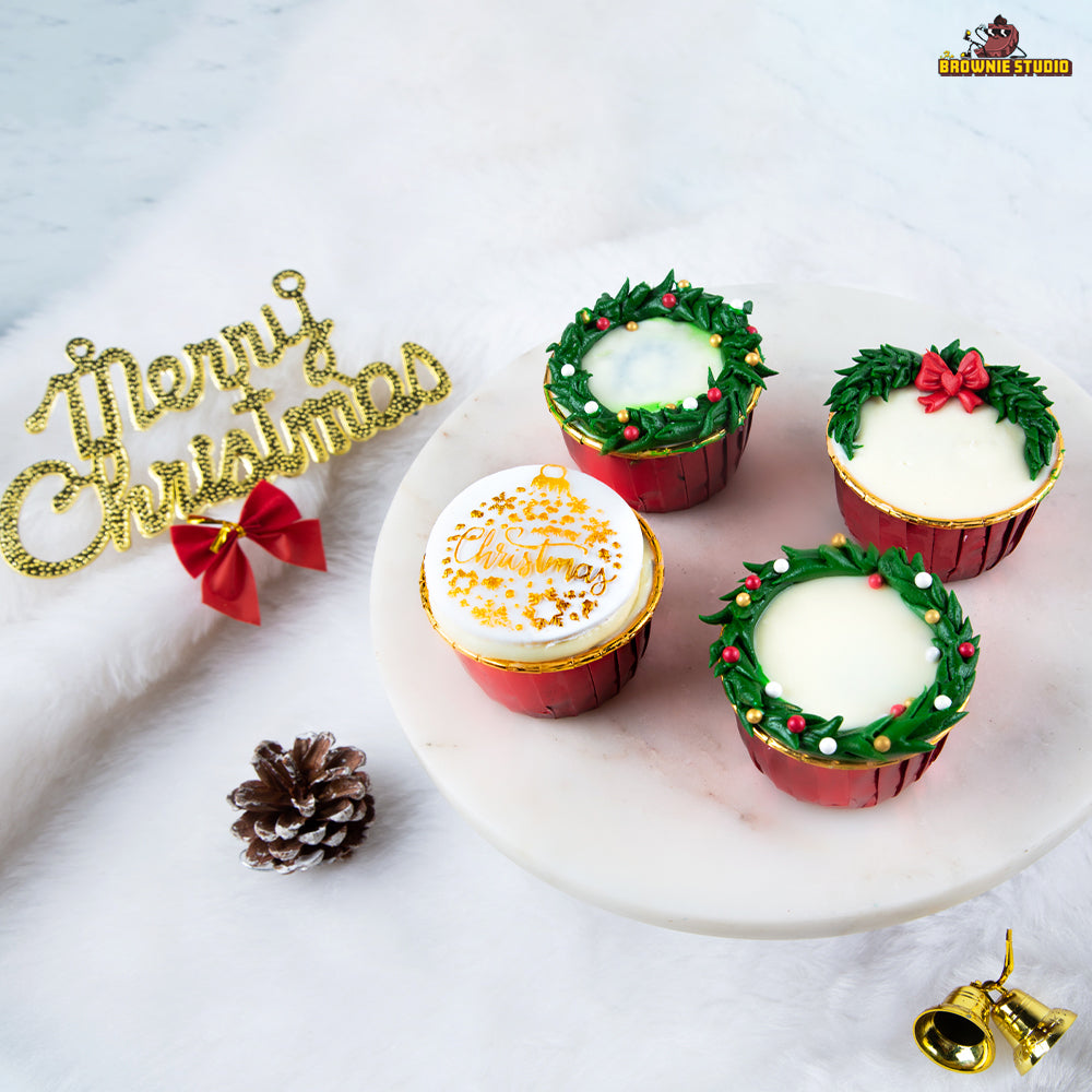 Jingle All the way Cup Cakes