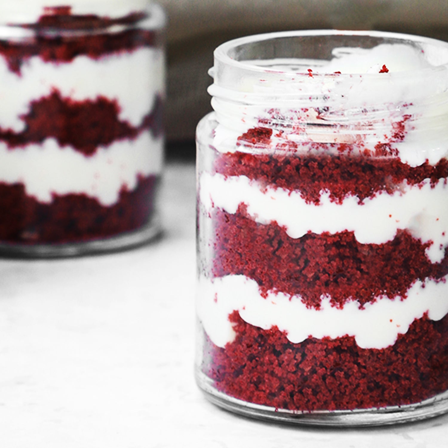 Red Velvet Cake Jar