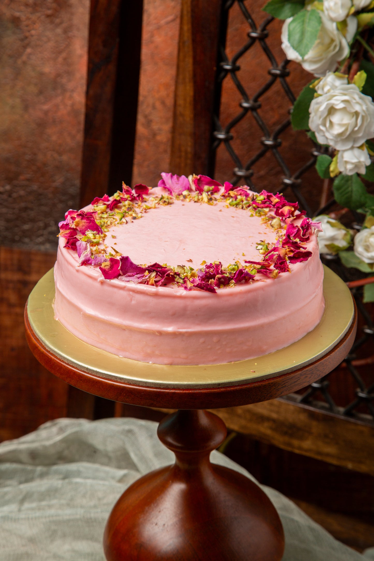 Rose Pistachio Cake