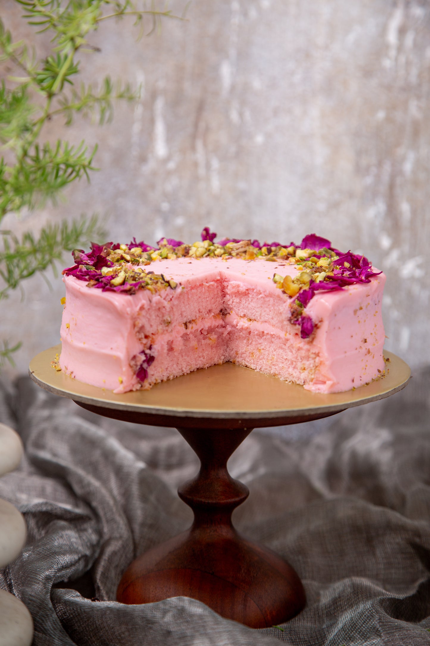 Rose Pistachio Cake