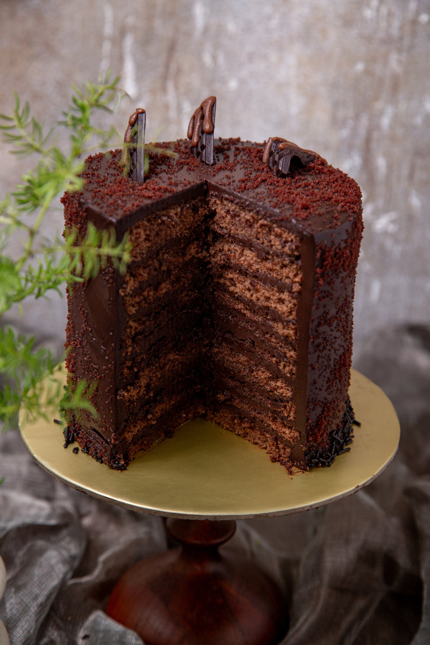 20 Layer Chocolate Cake