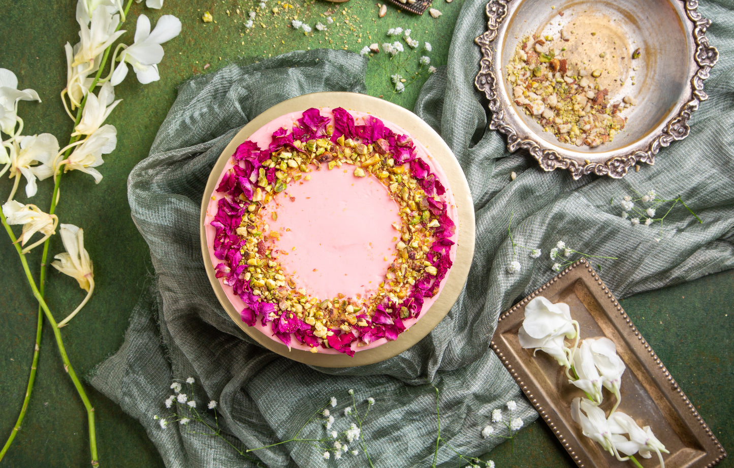 Rose Pistachio Cake