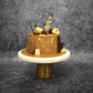 Gold Liquor Theme cake