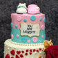 2 tier Baby Shower Cake