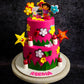 Dora Theme cake