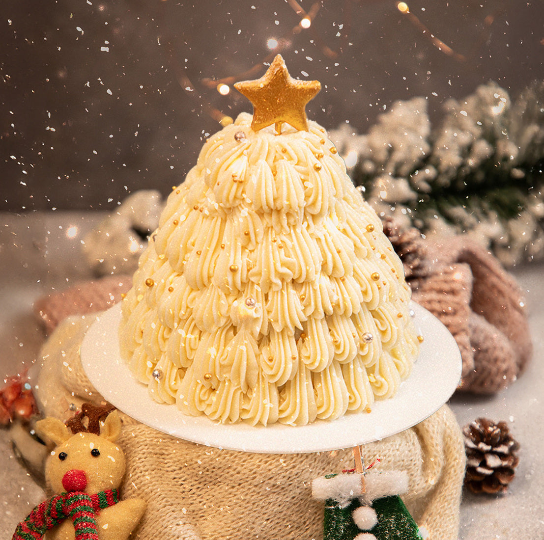 Christmas Tree Cake